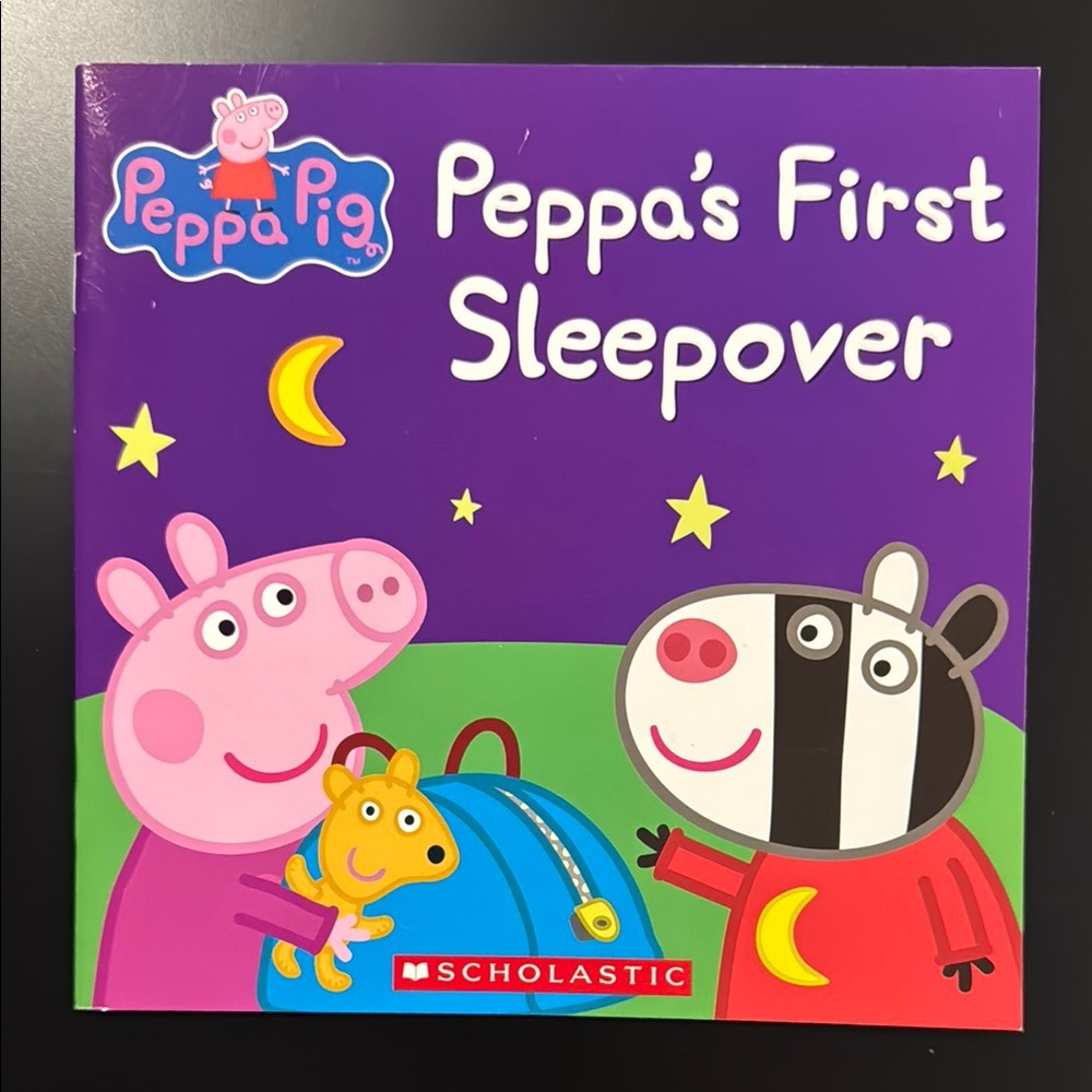 Peppa Pig: Peppa’s First Sleepover - Scholastic Softcover Children’s Book